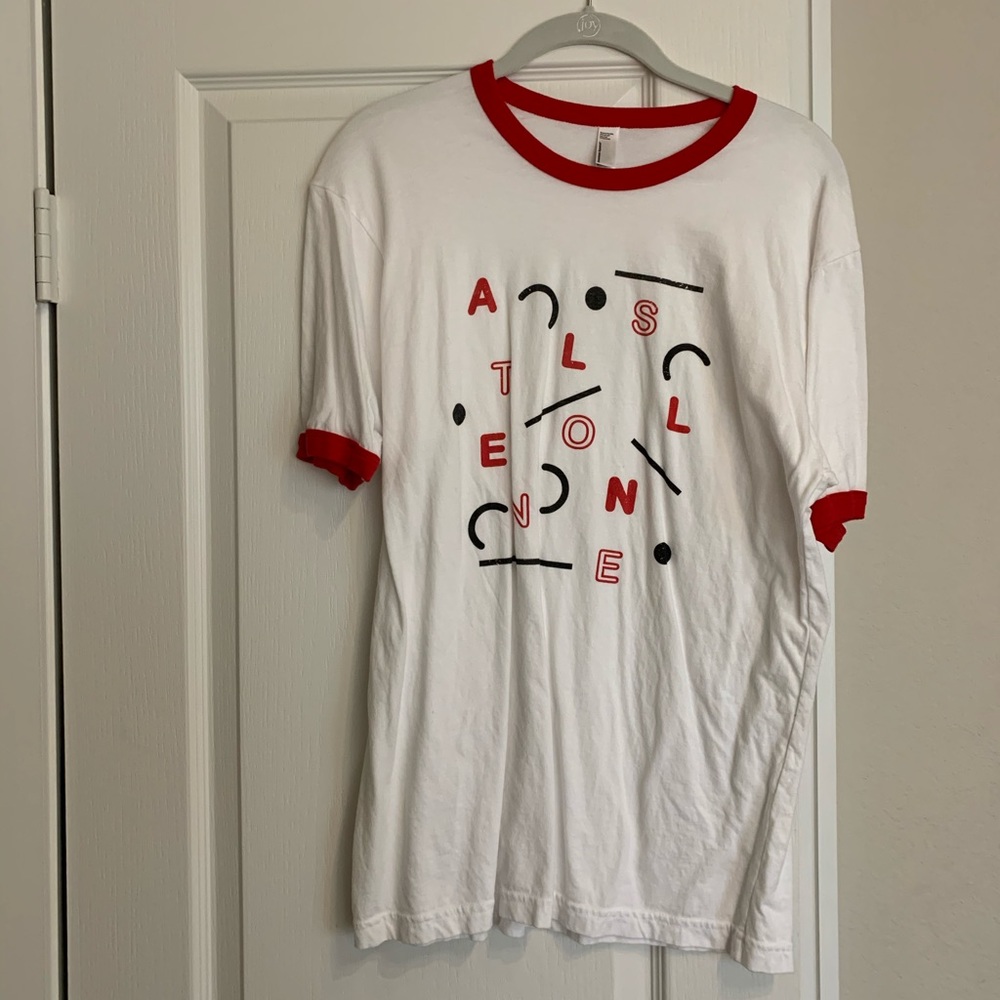 American Apparel Allen Stone concert art t shirt S